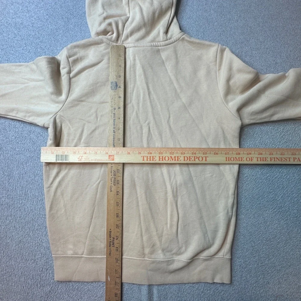 Nike Hoodie Womens XS Beige Sportswear Club Fleece DQ5793-126 Pullover Pocket